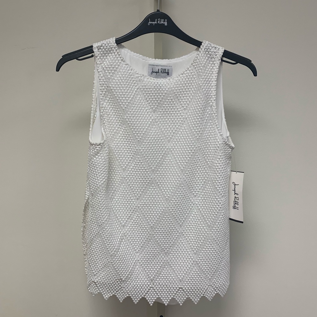 Nwt Joseph Ribkoff Patterned Tank, Sheer Underlay